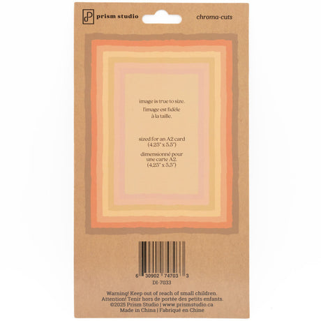 Prism Studio, Chroma-Cuts, Nesting Deckle-Edged Rectangles