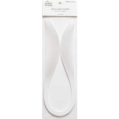 Quilled Creations, Bright White, 3/8"