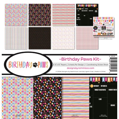 Reminisce, Birthday Paws Kit