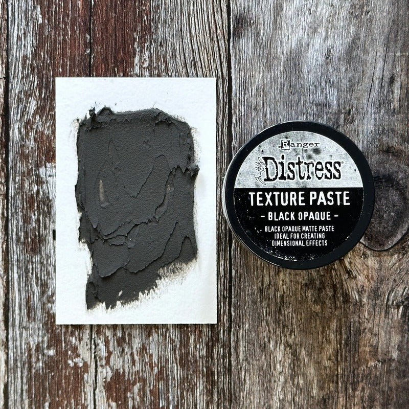 Ranger, Distress Texture Paste, Black Opaque