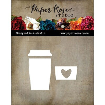 Paper Roses; Coffee Cup Small Metal Die