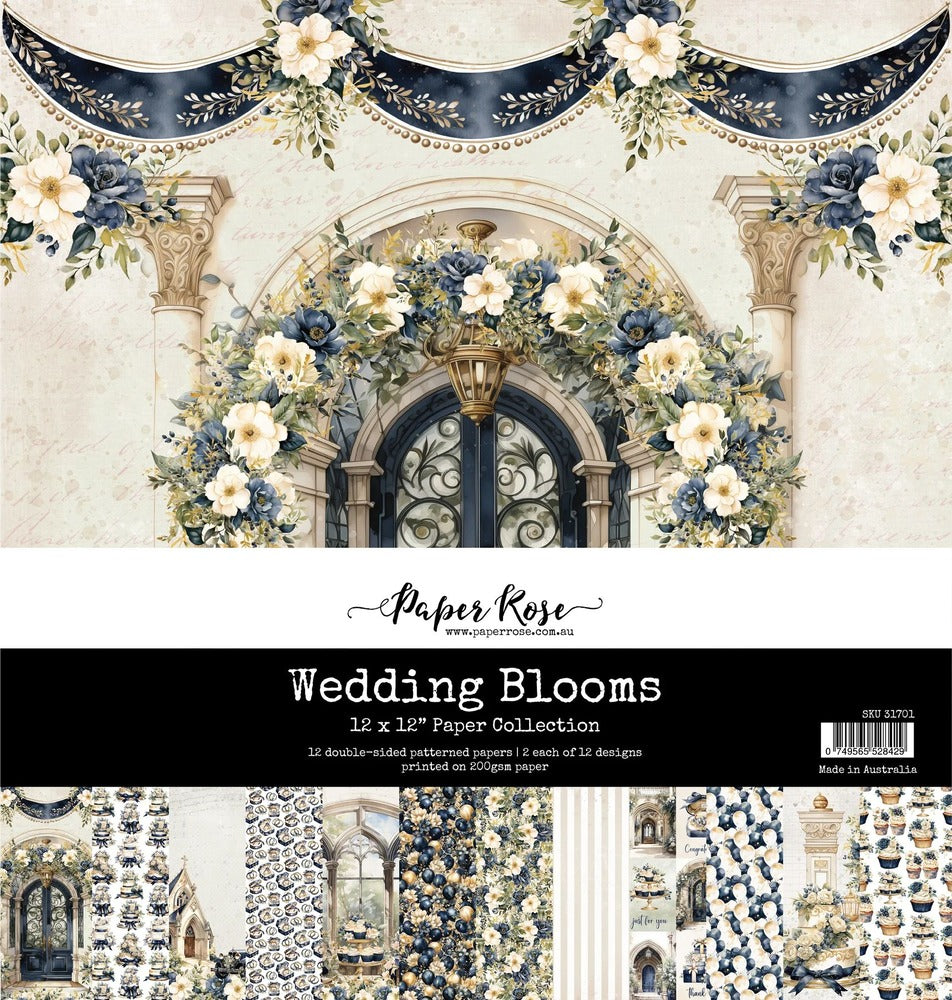 Paper Rose, 12x12 Paper Collection, Wedding Blooms