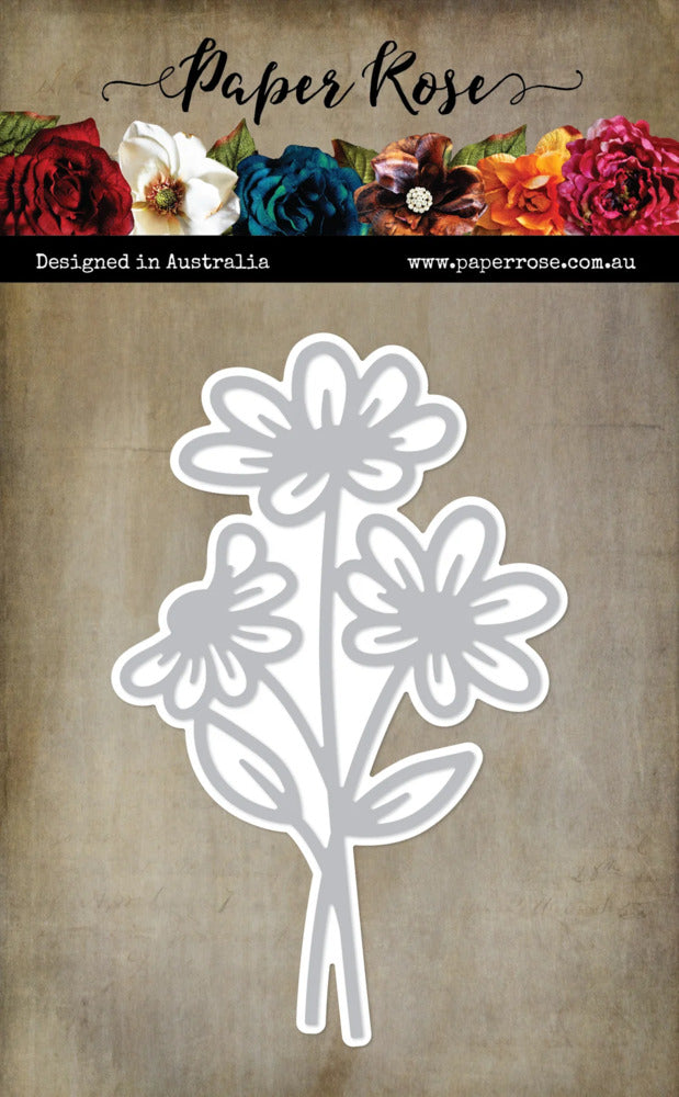Paper Rose; Die, Daisy Bouquet