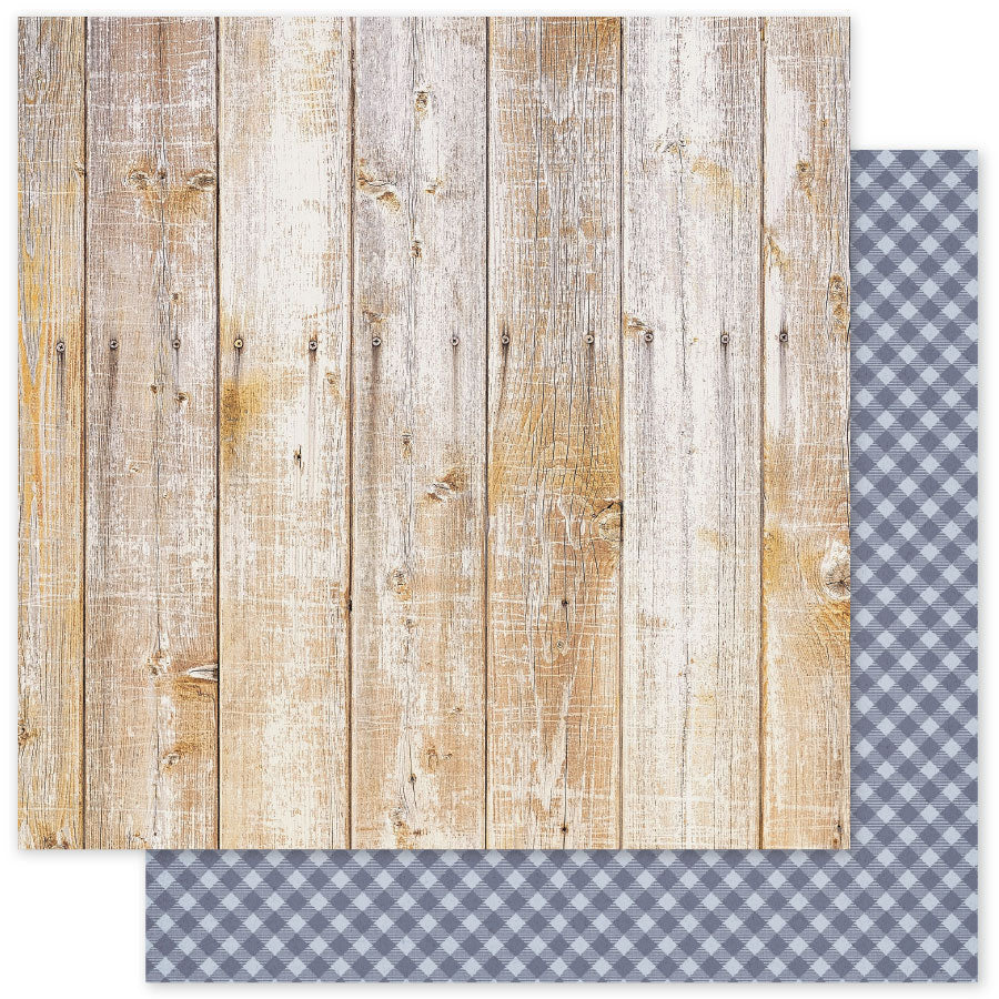 Paper Rose, 12X12 Patterned Paper, Golden Days Basics F