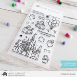 Mama Elephant, Penguin Palace Stamp