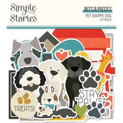 Simple Stories Bits & Pieces Pet Shoppe Dog