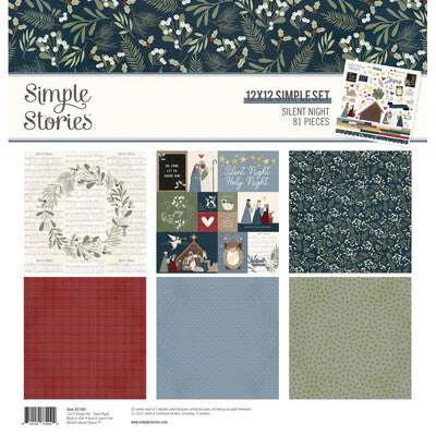 Simple Stories; Silent Night; Paper Pack