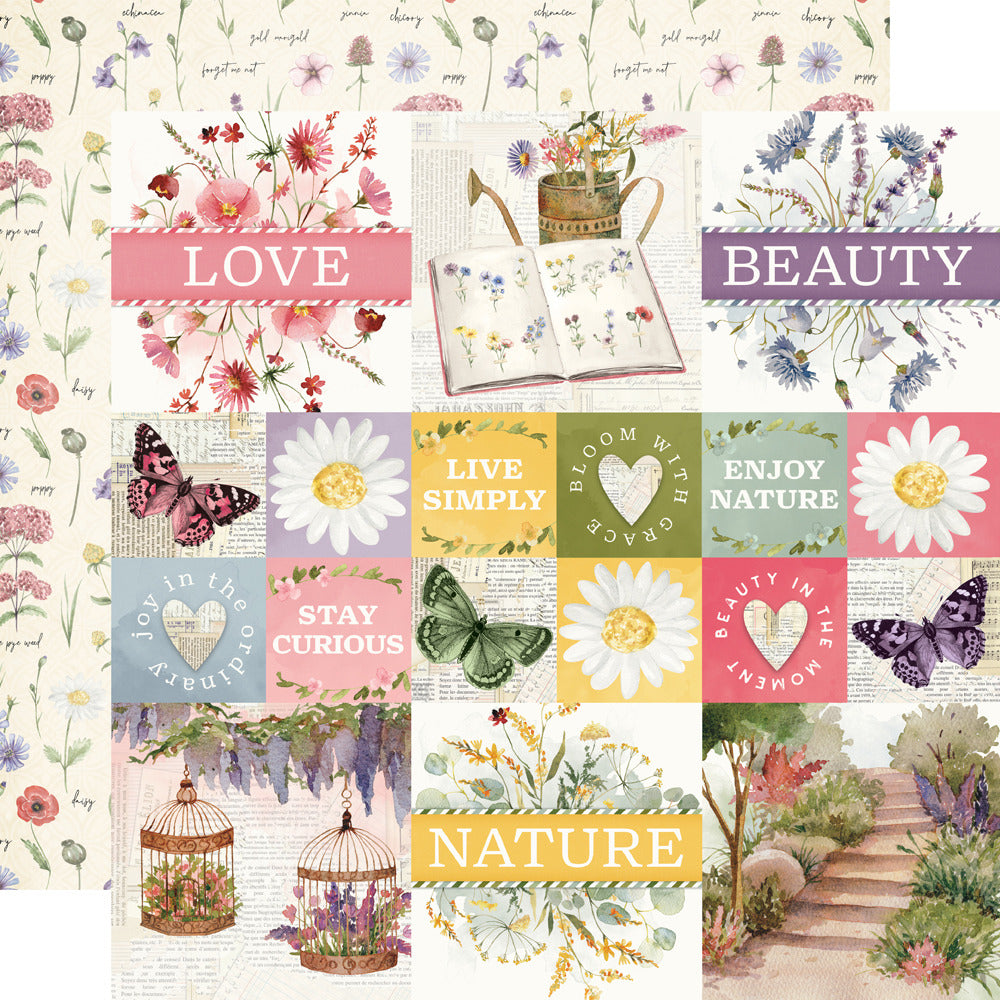 Simple Stories, Simple vintage Meadow Flowers, Tag Elements