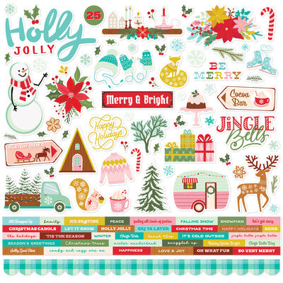 Simple Stories, Snow Pine Lodge; Cardstock Stickers