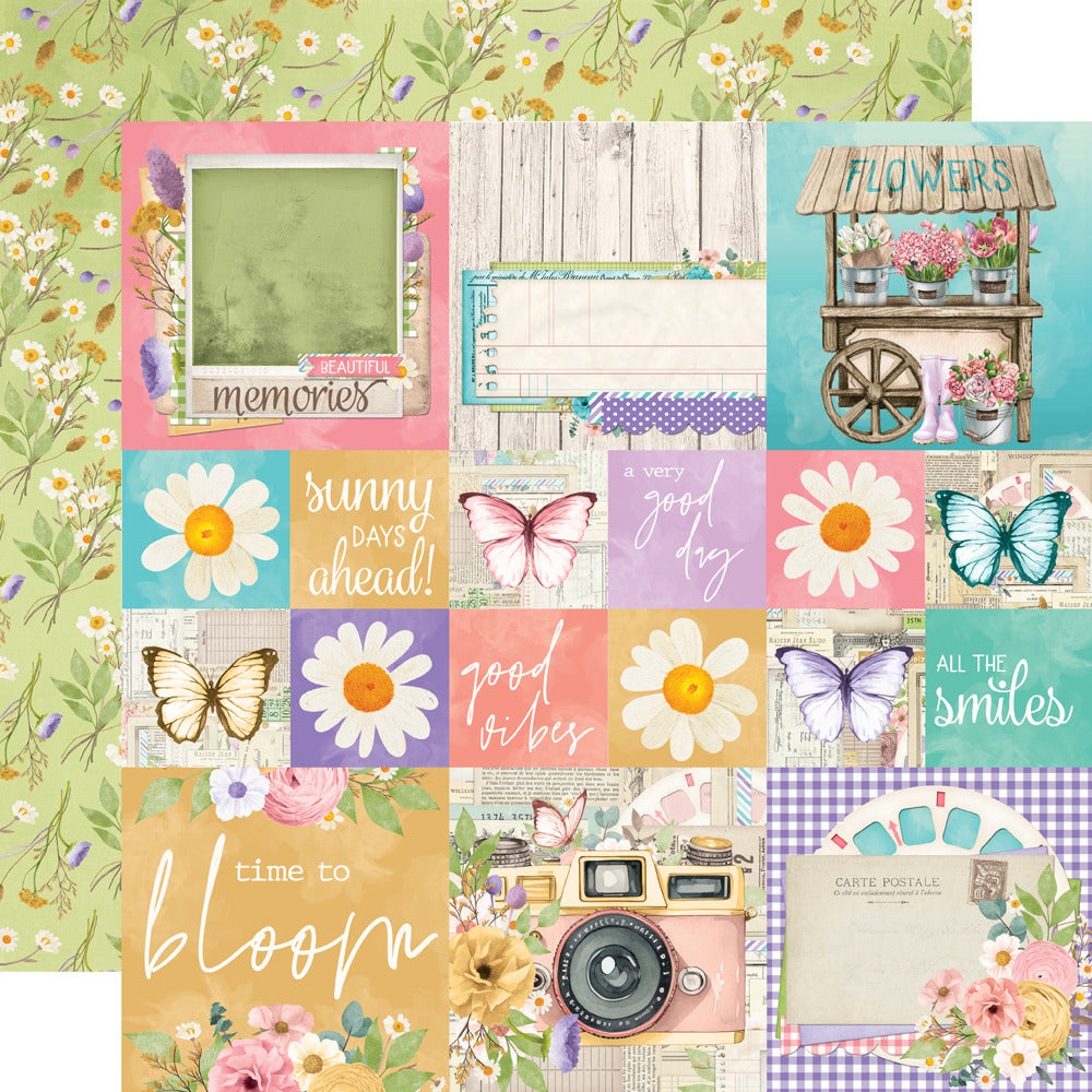 Simple Stories,  Simple Vintage Flower Shoppe - 2x2/4x4 Elements