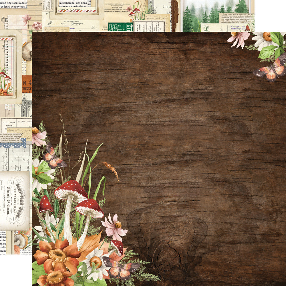 Simple Stories, 12X12 Patterned Paper, Simple Vintage Woodlands - View From Here
