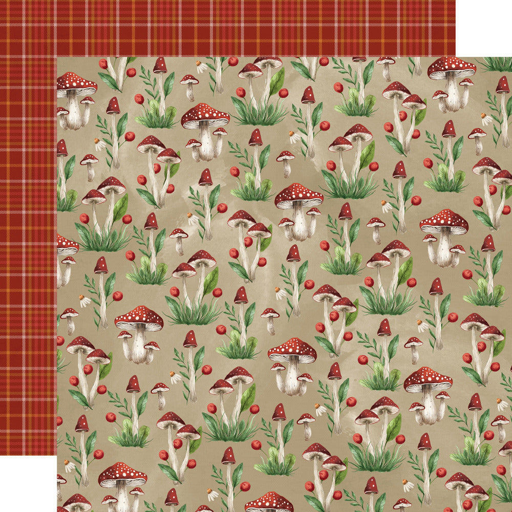 Simple Storeis, 12X12 Patterned Paper, Simple Vintage Woodlands - Time To Unplug