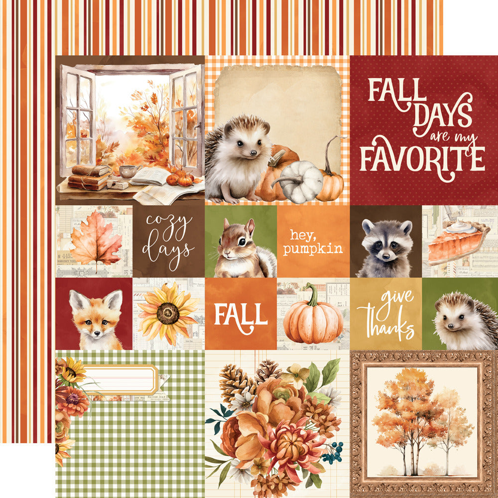 Simple Stories, Simple Vintage Autumn Breeze, 2x2/4x4 Elements