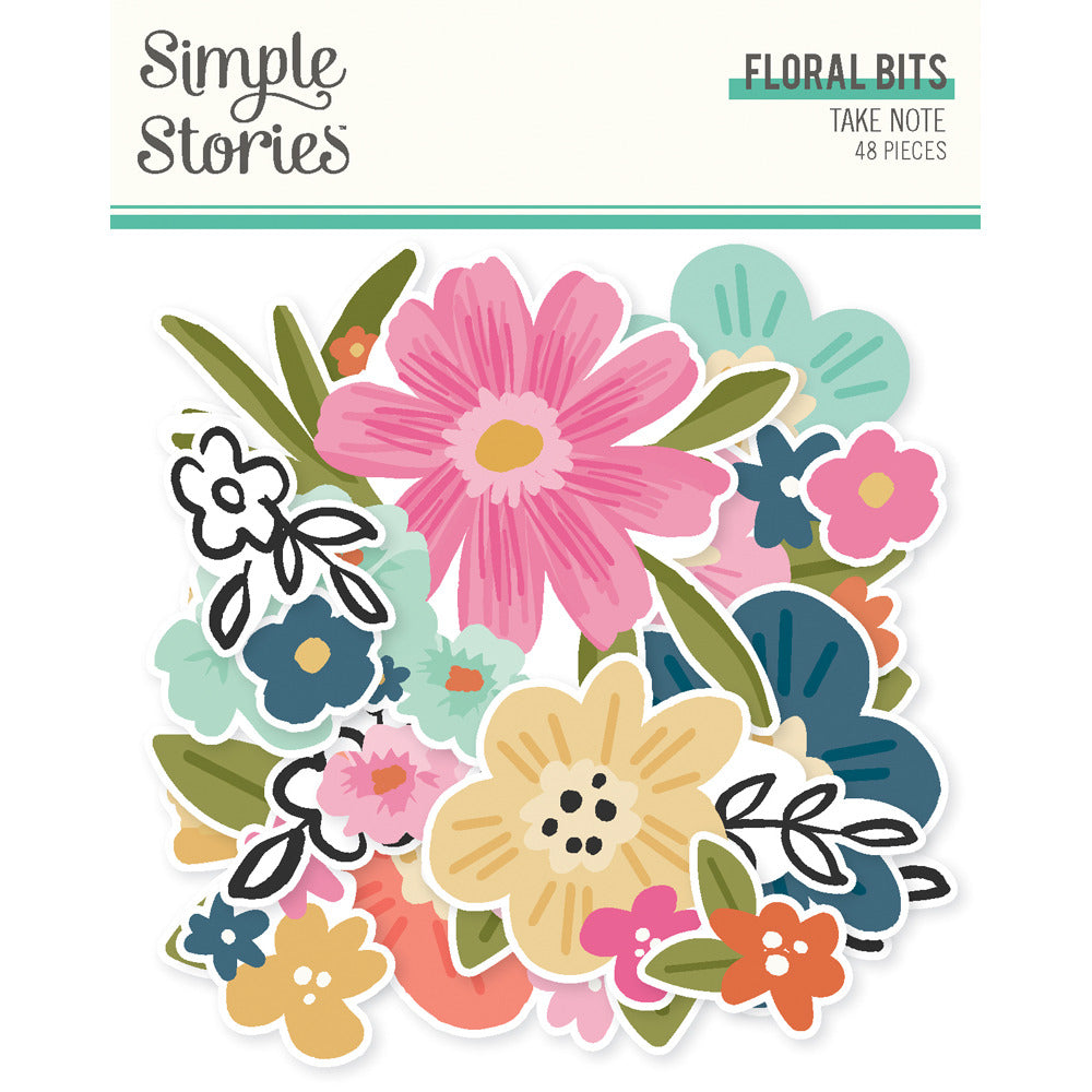 Simple Stories, Floral Bits & Pieces, Take Note Pre-order