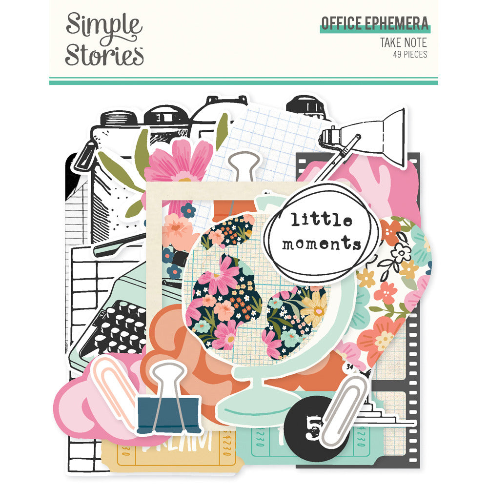 Simple Stories, Office Ephemera, Take Note Pre-order