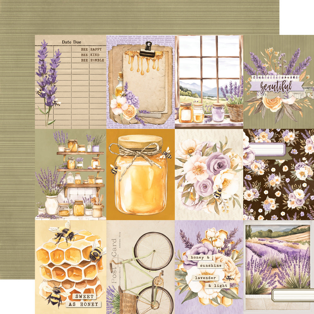 Simple Stories, Simple Vintage Lavender Fields, 3x4 Elements