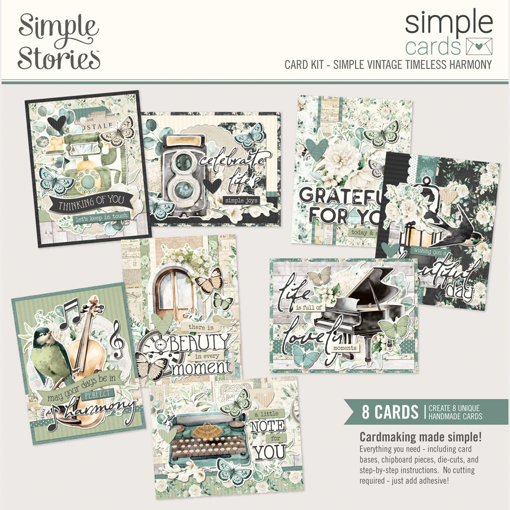 Simple Stories, Simple Cards Card Kit, Simple Vintage Timeless Harmony