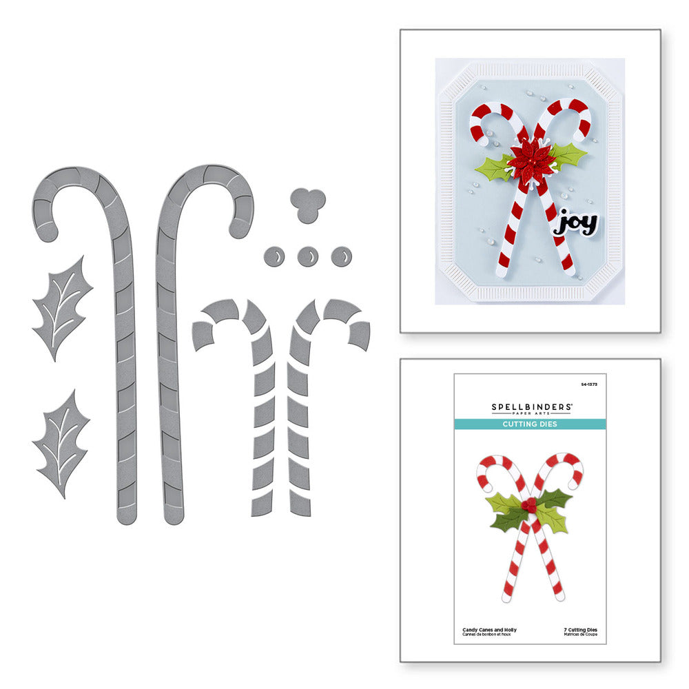 Spellbinders, Candy Canes and Holly