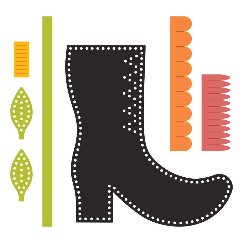Spellbinder, Die, Felt Harvest Witch Boot Pre-order