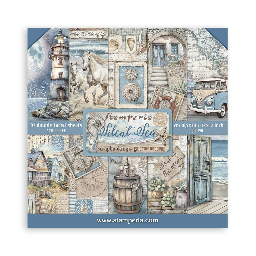 Stamperia, Silent Sea 12x12 Patterned Paper