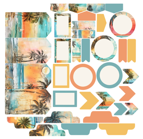 Simply Stated, Beach Sunsets Ephemera