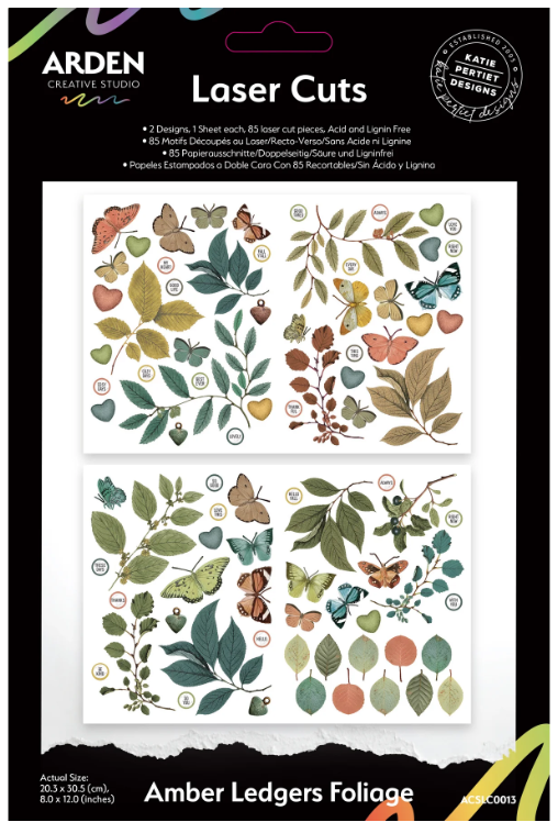 Arden Creative Studio, Laser Cuts, Amber Ledgers Foliage