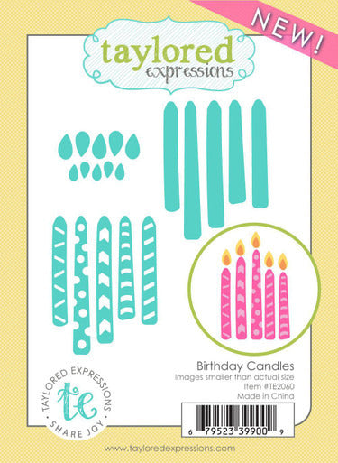 Taylored Expressions, Die, Birthday Candles