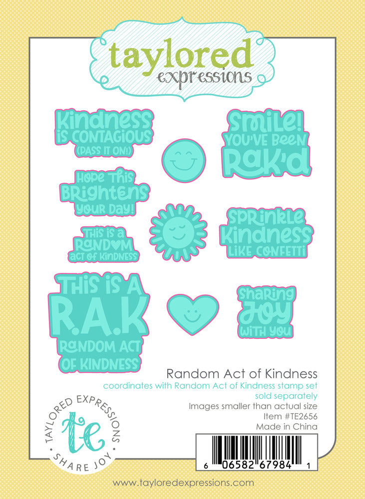 Taylored Expressions,  Die, Random Act of Kindness Pre-order