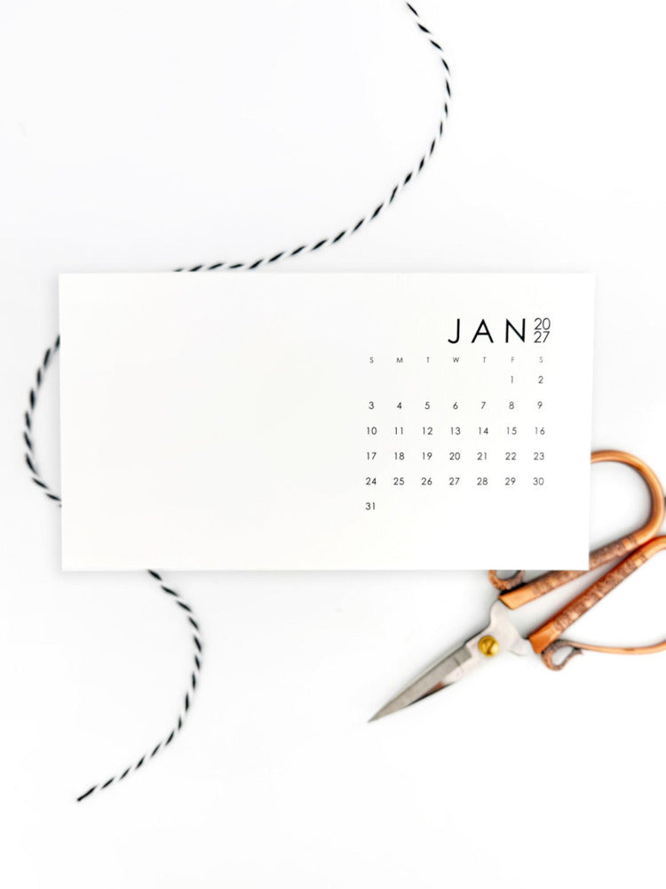Taylored Expressions, Landscape Desk Calendar, 2027 Pre-order