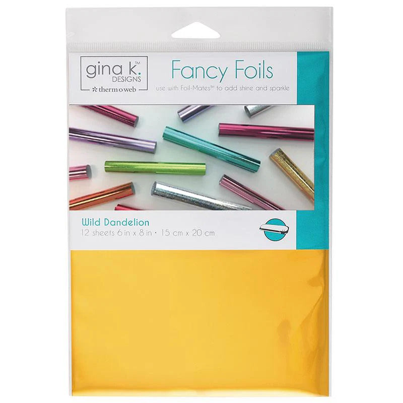 Gina K, Fancy Foils (Minc) Wild Dandelion