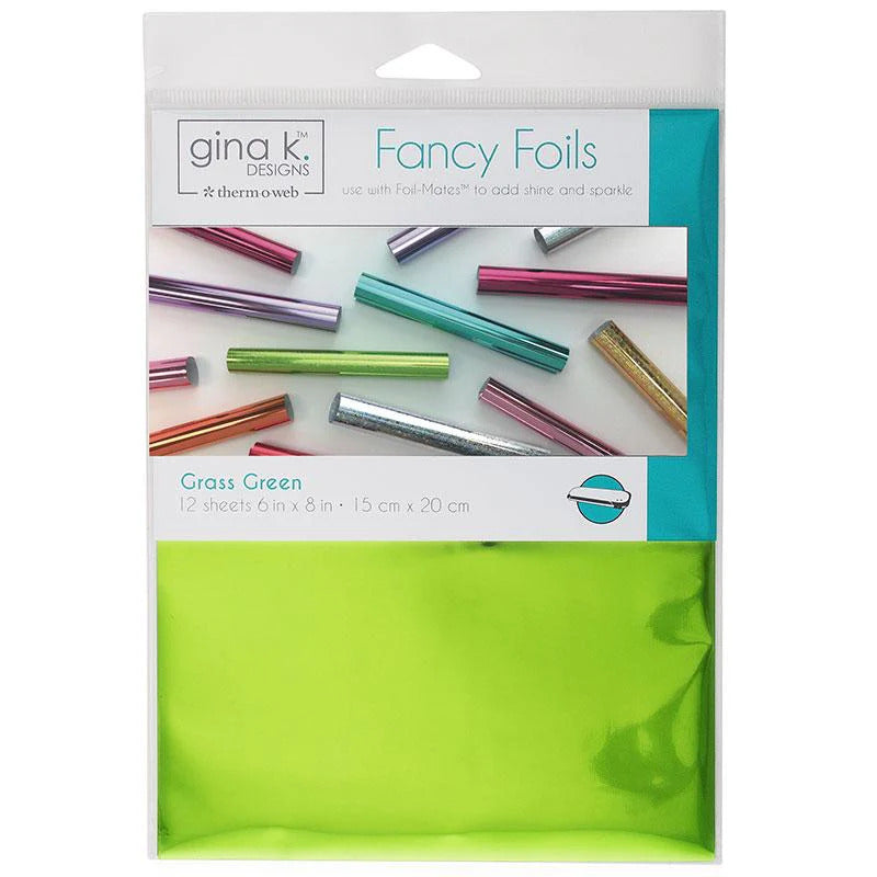 Gina K, Fancy Foils (Minc) Grass Green