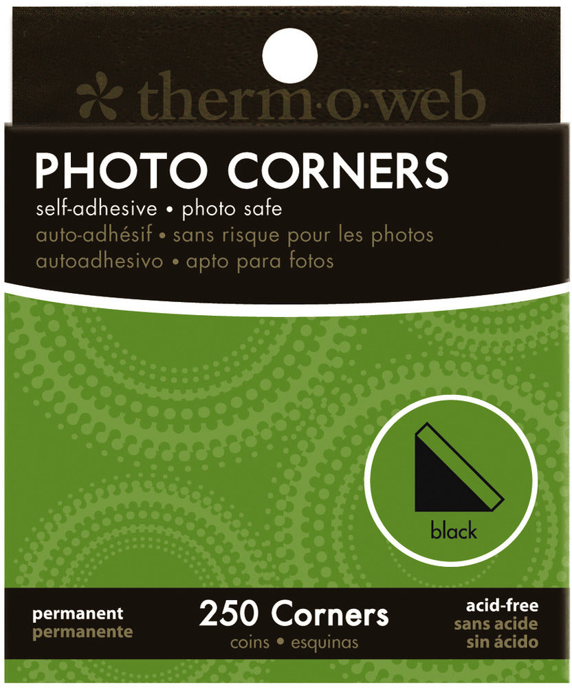 Thermoweb, Photos Corners Black Stickers