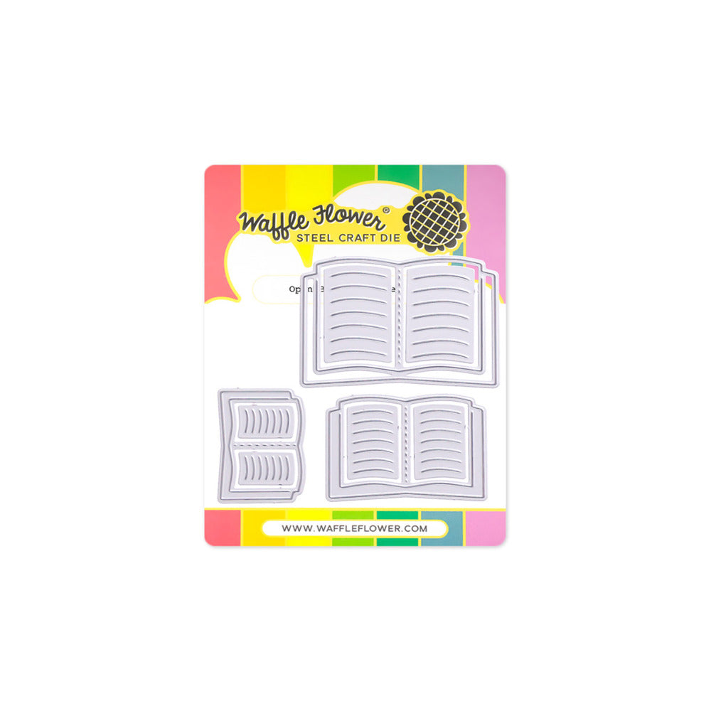 Waffle Flower, Die, Open Book Trio Pre-order