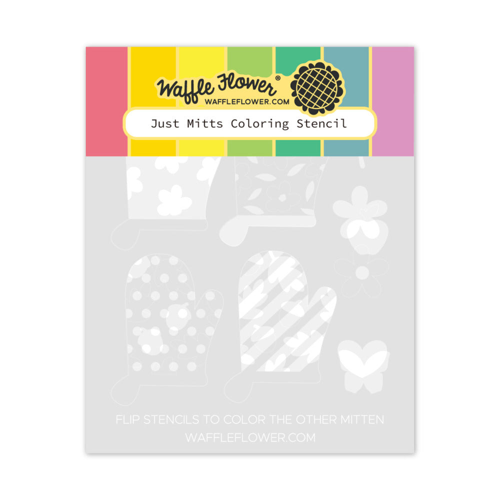 Waffle Flower, Coloring Stencil & Die, Just (Oven) Mitts