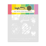 Waffle Flower, Coloring Stencil & Die, Just (Oven) Mitts