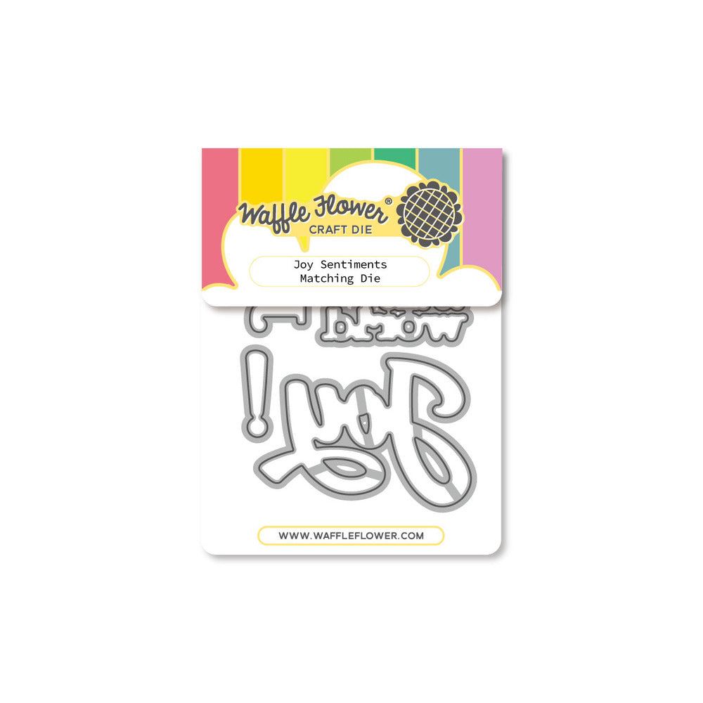 Waffle Flower, Die, Joy Sentiments Pre-order