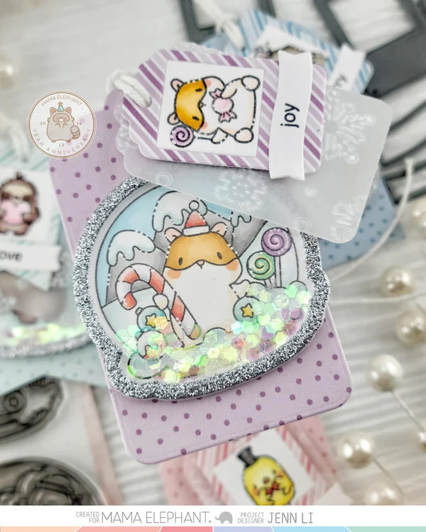 Mama Elpehant, Docket Lil Flap Taggies Die Cut