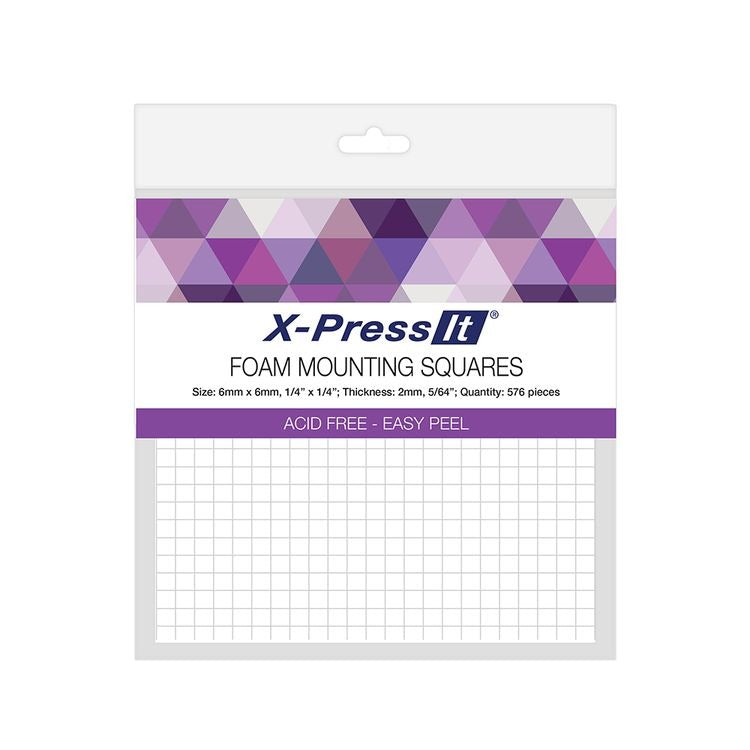 X-Press It; Foam Mounting Squares 1/4" squares