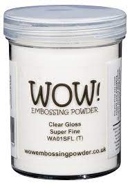 WOW, Clear Gloss Super Fine Embossing powder