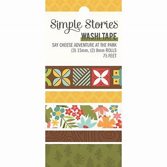 Simple Stories, Say Cheese, Adventure at the Park, Washi Tape