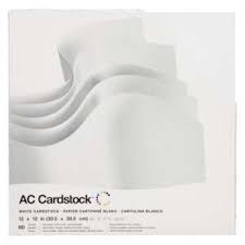 American Crafts, Precision Cardstock, 12x12 - Neutrals