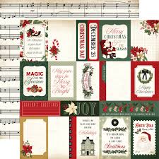 Carta Bella; A Vintage Christmas; Multi-journaling cards