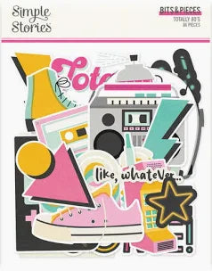 Simple Stories, Totally 80's, Bits & Pieces