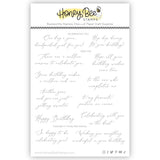 Honeybee Stamps, Clear Stamp, Celebrating You Stamp & Die Set