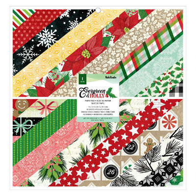 Vicki Boutin, Evergreen & Holly, 12x12 Paper pack