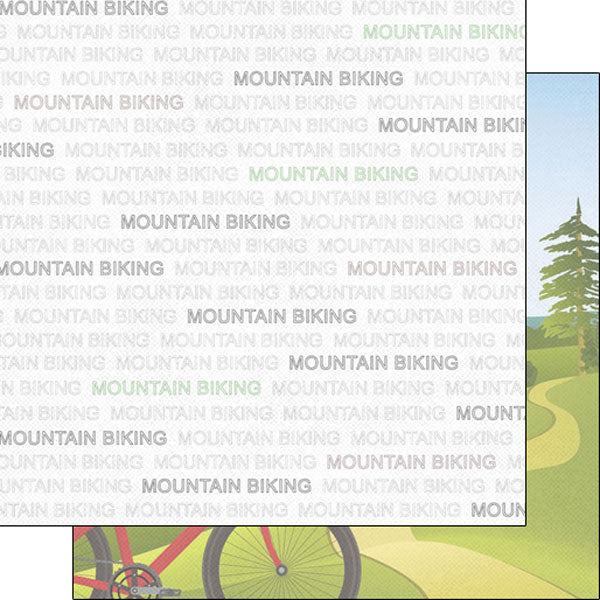 Scrapbook Customs-Mountain Biking Addict 1