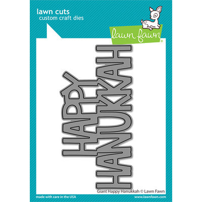 Lawn Fawn, Giant Happy Hanukkah Die Cut