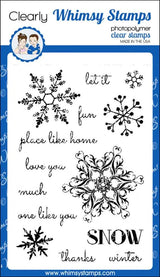 Whimsy, Snow Flurry Stamp