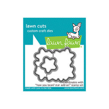Load image into Gallery viewer, Lawn Fawn, How you Bean? Star Add-On Stamp &amp; Die Set q
