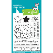 Load image into Gallery viewer, Lawn Fawn, How you Bean? Star Add-On Stamp &amp; Die Set q
